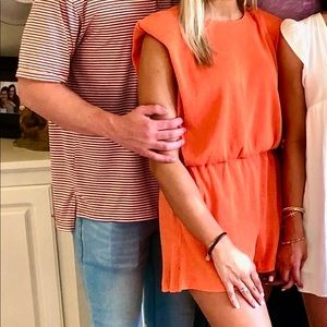 Precious Orange Romper